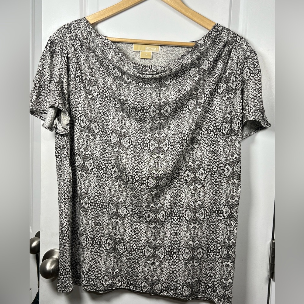 MICHAEL Michael Kors Snake Print Blouse